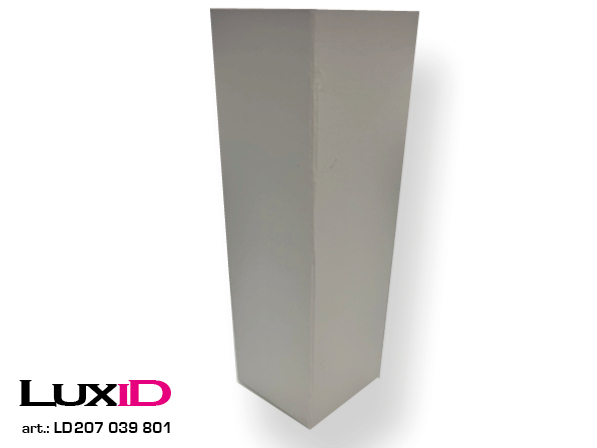 Mat wit 33 x 10,5 x 10,5cm Champagne